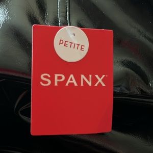 Spanx petite leather leggings